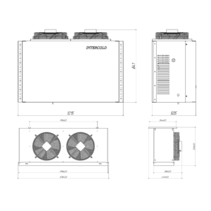 Сплит-система холодильная низкотемпературная Intercold LCM 443 PR FT - Изображение 4