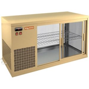 Витрина холодильная настольная HICOLD VRL Т 1100 L Beige