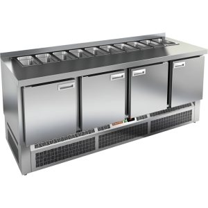 Стол холодильный для салатов HiCold SLE2-1111GN (1/6) без крышки