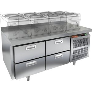 Стол охлаждаемый HiCold SN 22/TN LT О под тепловое оборудование