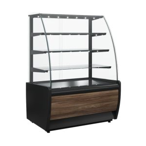 Витрина кондитерская Carboma K70 N 1,3-1 Light Паттерн (0108 Темный дуб) нейтральная