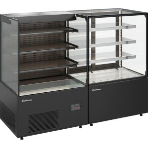 Витрина кондитерская Carboma KC71-110 VV 1,2-2 (9005) открытая - Изображение 2