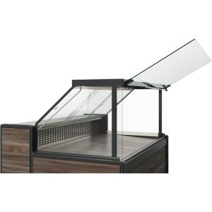 Витрина холодильная Carboma GC111 SV 2,0-1 (1008 Темный дуб) (газлифт, без боковин) - Изображение 2