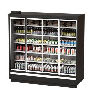 Горка холодильная Kifato Прага 2500×900×2050 (с дверьми, выносной агрегат)