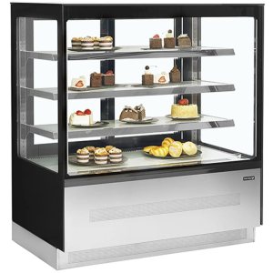 Витрина холодильная кондитерская TEFCOLDLPD1203F/BLACK черня/нерж - Изображение 2