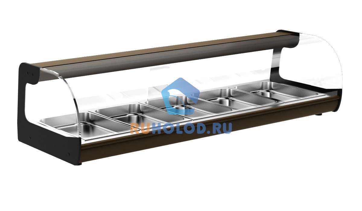 Витрина настольная Полюс Carboma ВТ-1,0 BAR (A37)